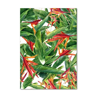 Tableau acrylique Strelitzia royale