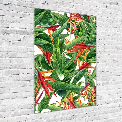 Tableau acrylique Strelitzia royale