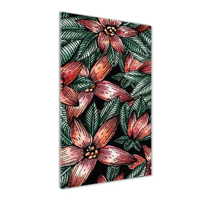 Acrylique tableau Les plantes tropicales