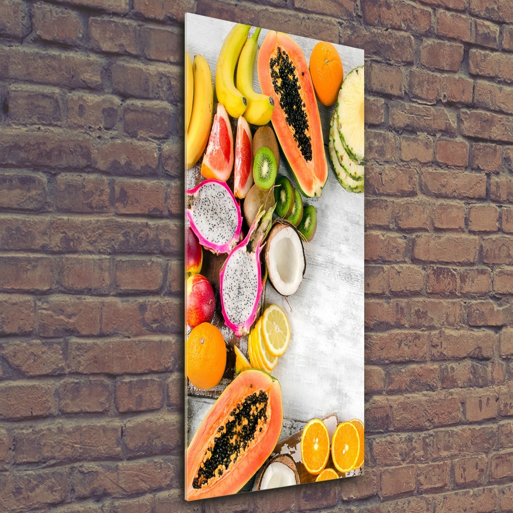 Tableau sur verre acrylique Des fruits savoureux