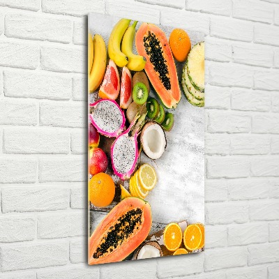 Tableau sur verre acrylique Des fruits savoureux