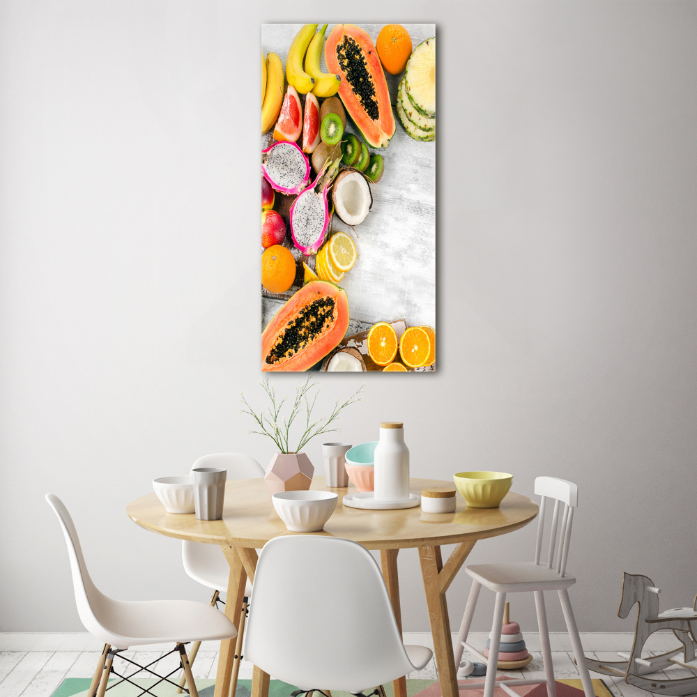 Tableau sur verre acrylique Des fruits savoureux