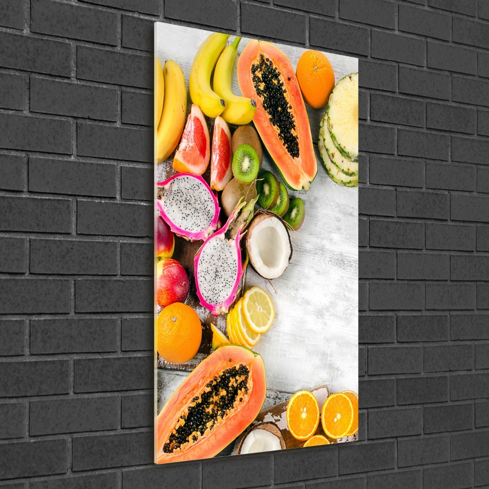 Tableau sur verre acrylique Des fruits savoureux