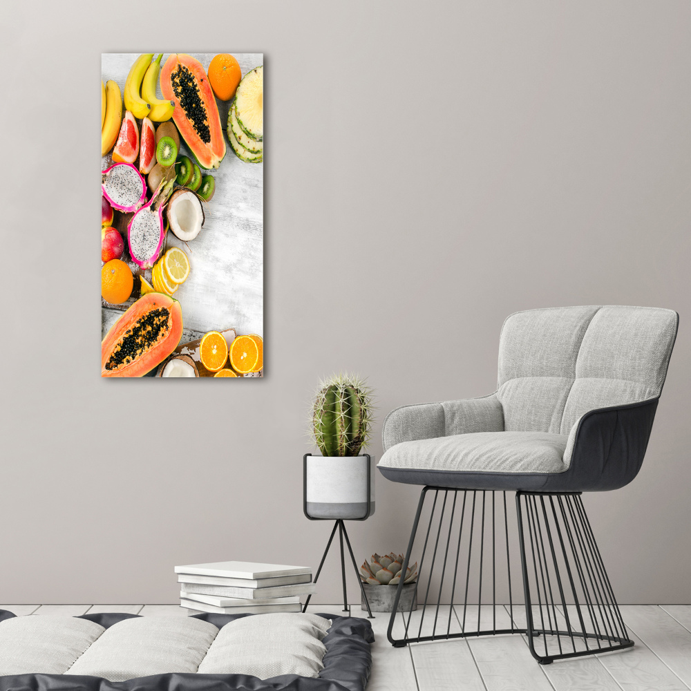 Tableau sur verre acrylique Des fruits savoureux