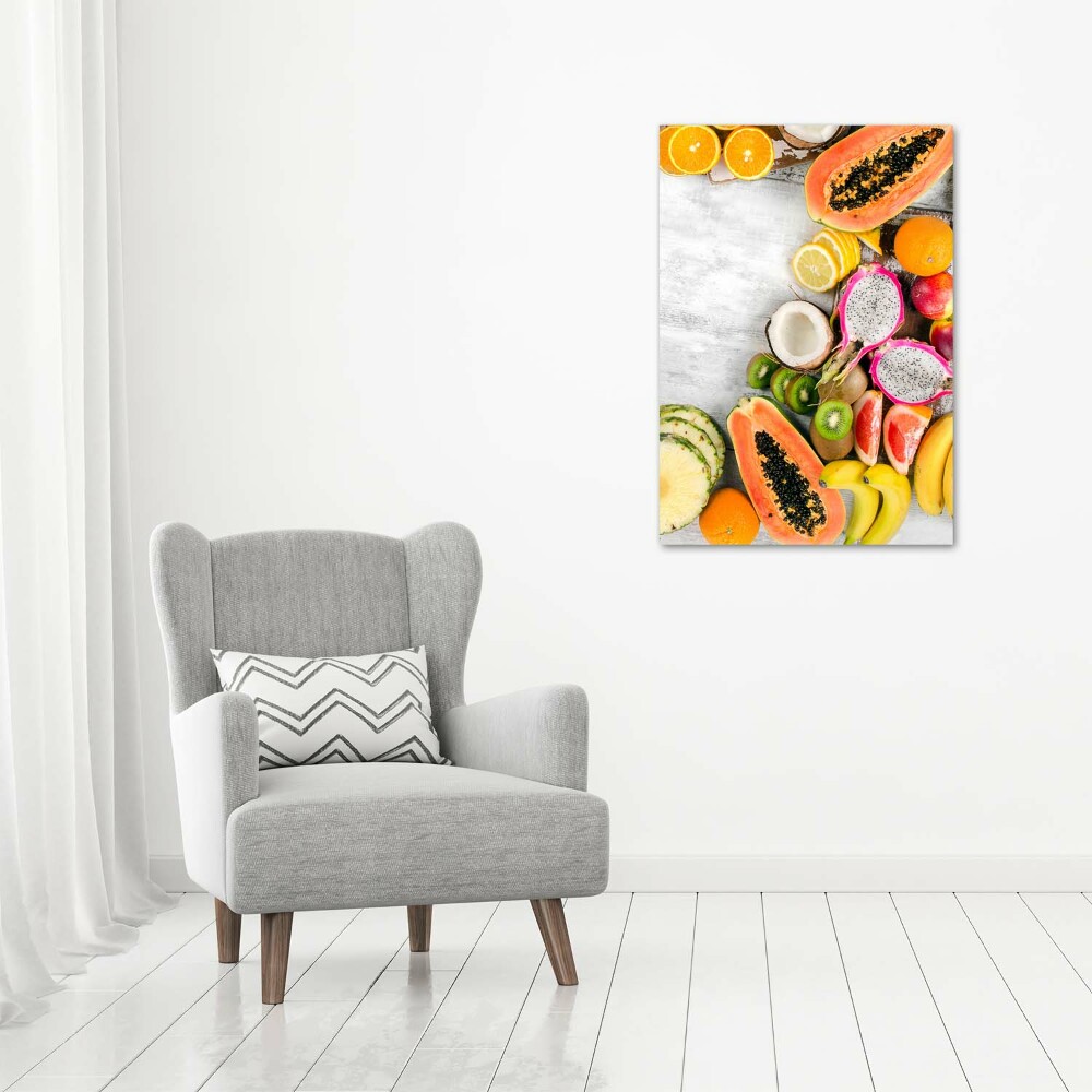 Tableau sur verre acrylique Des fruits savoureux