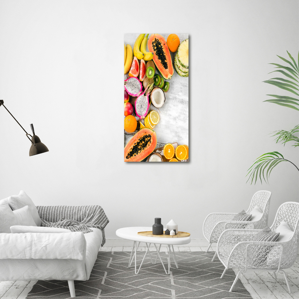 Tableau sur verre acrylique Des fruits savoureux