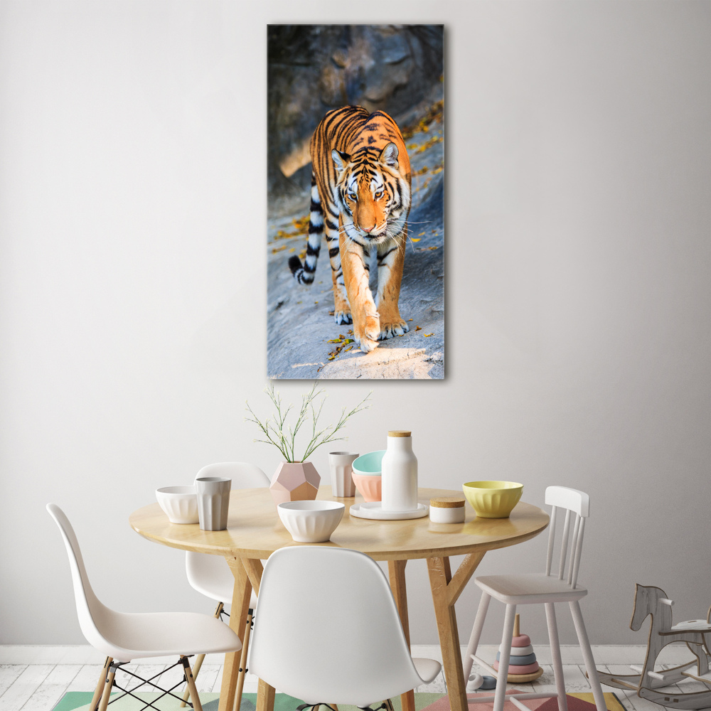 Tableau verre acrylique Tigre