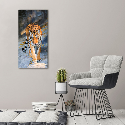 Tableau verre acrylique Tigre