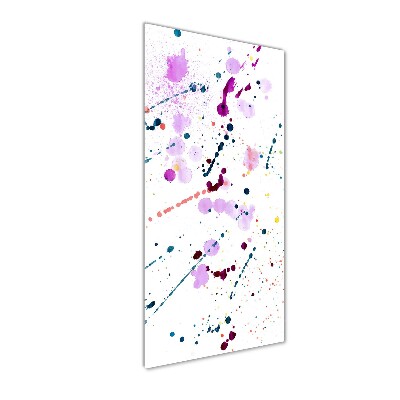 Tableau sur verre acrylique Taches de couleur