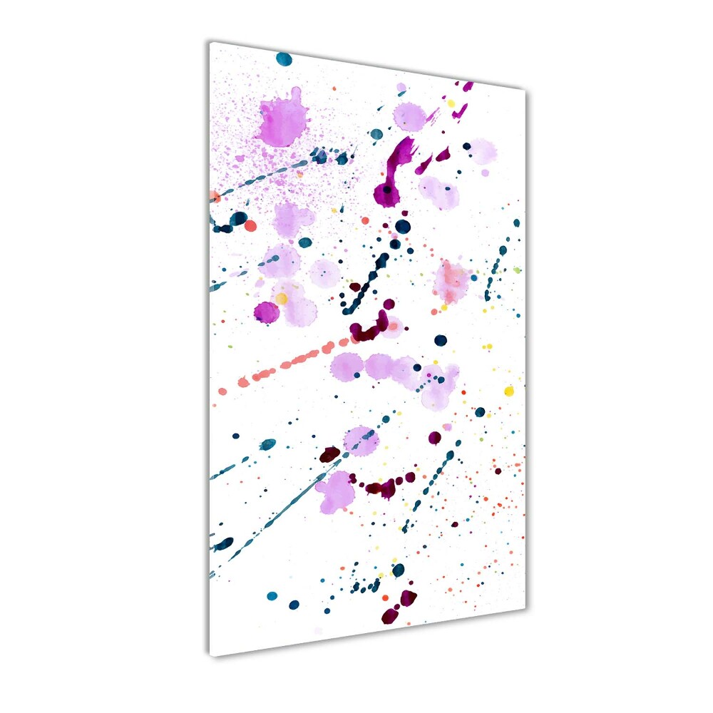 Tableau sur verre acrylique Taches de couleur