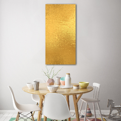 Tableau sur verre acrylique Fond feuille d'or