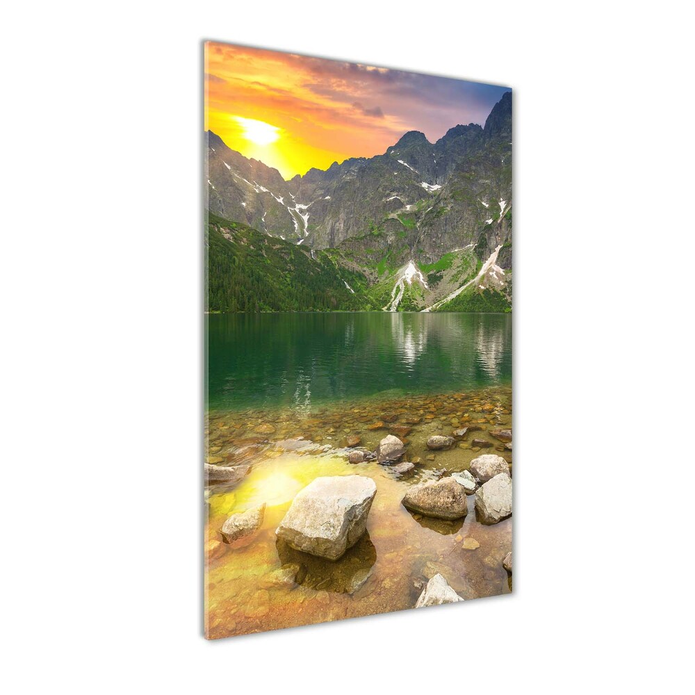 Tableau acrylique Morskie oko Tatry