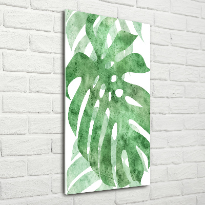 Acrylique tableau Monstera