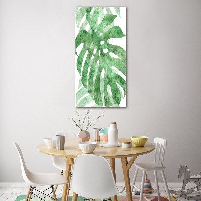 Acrylique tableau Monstera