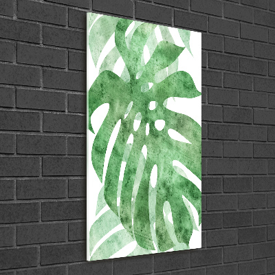 Acrylique tableau Monstera