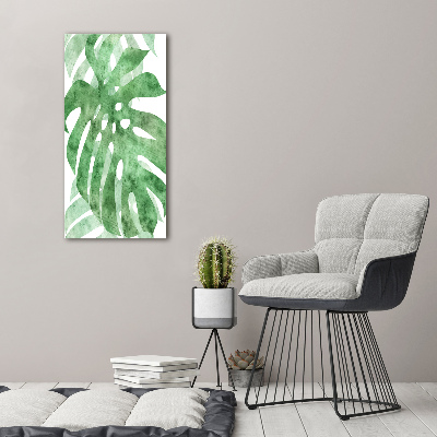 Acrylique tableau Monstera