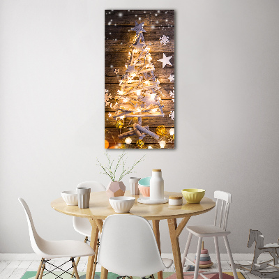 Acrylique tableau Arbre de Noël lumineux