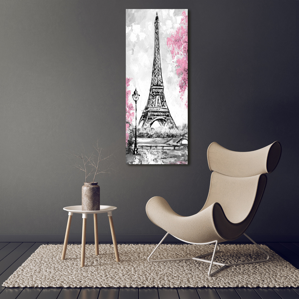 Tableau sur verre acrylique Tour Eiffel symbole de Paris