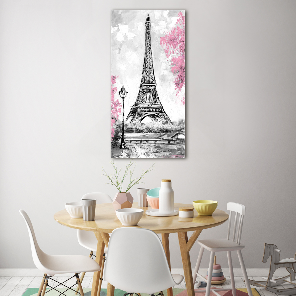 Tableau sur verre acrylique Tour Eiffel symbole de Paris