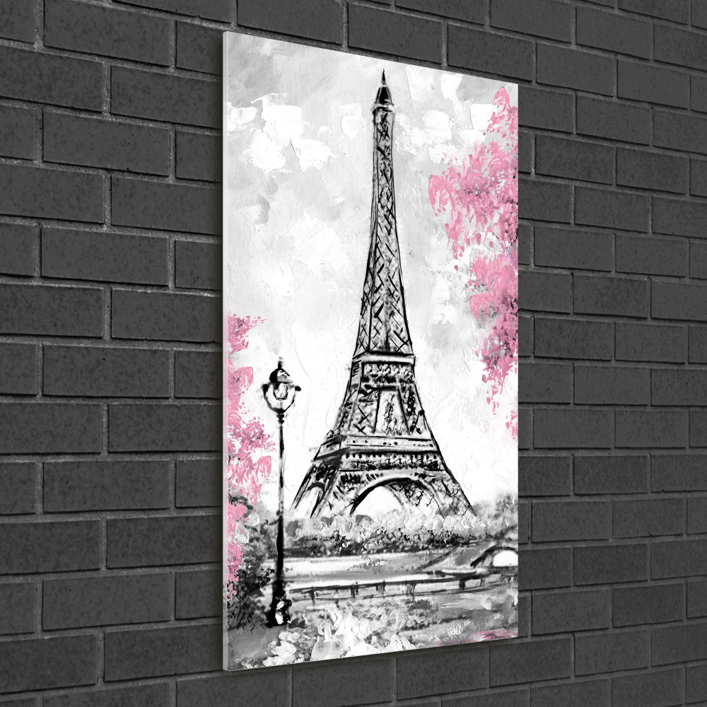 Tableau sur verre acrylique Tour Eiffel symbole de Paris