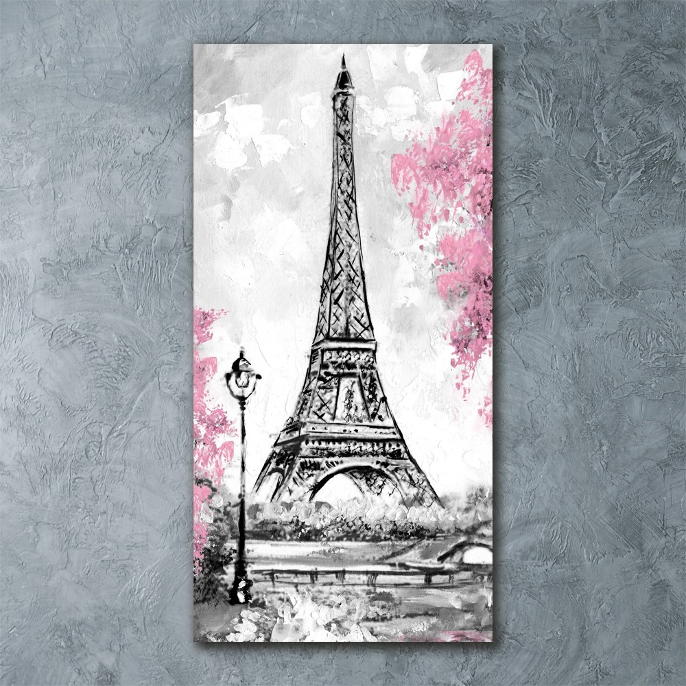 Tableau sur verre acrylique Tour Eiffel symbole de Paris