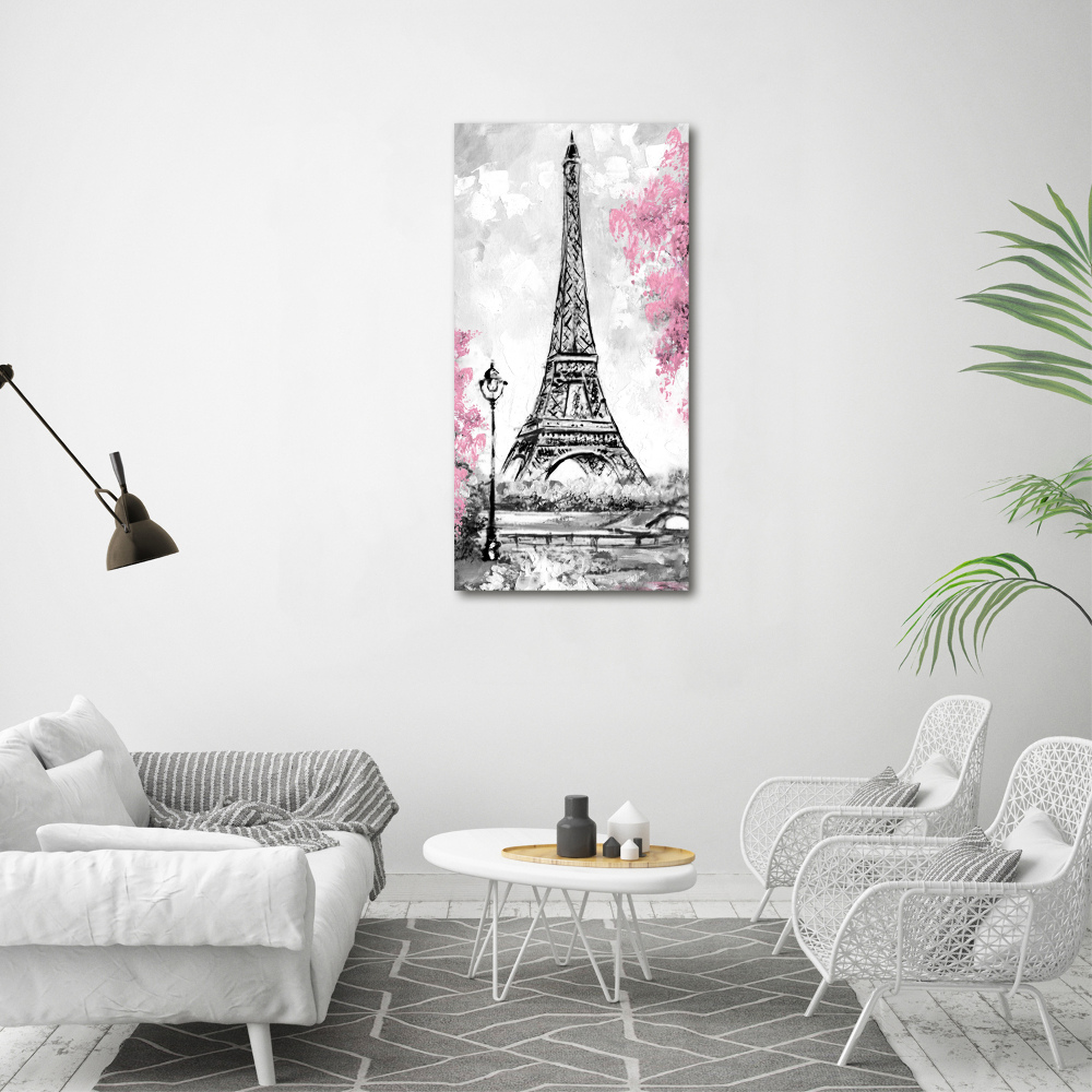 Tableau sur verre acrylique Tour Eiffel symbole de Paris