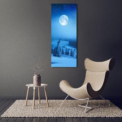 Tableau verre acrylique Pleine lune