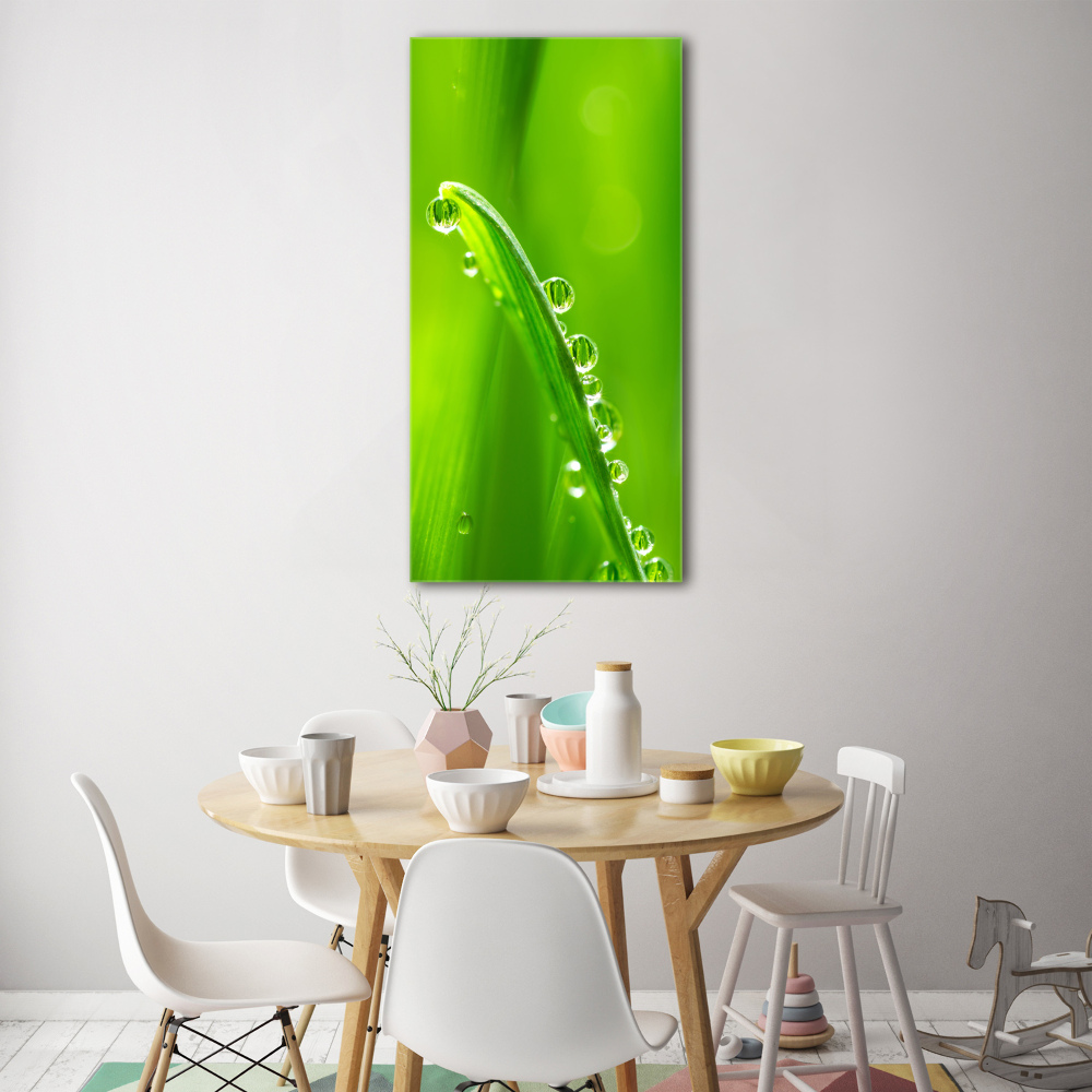 Tableau acrylique Tiges d'herbe