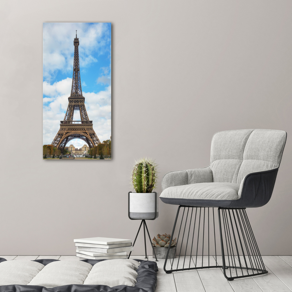 Tableau sur verre acrylique Tour Eiffel