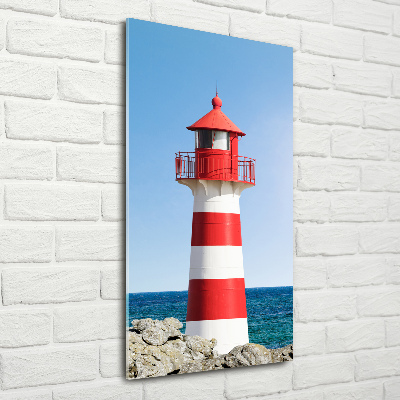 Tableau sur verre acrylique Phare