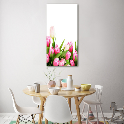 Tableau en acrylique Tulipes roses