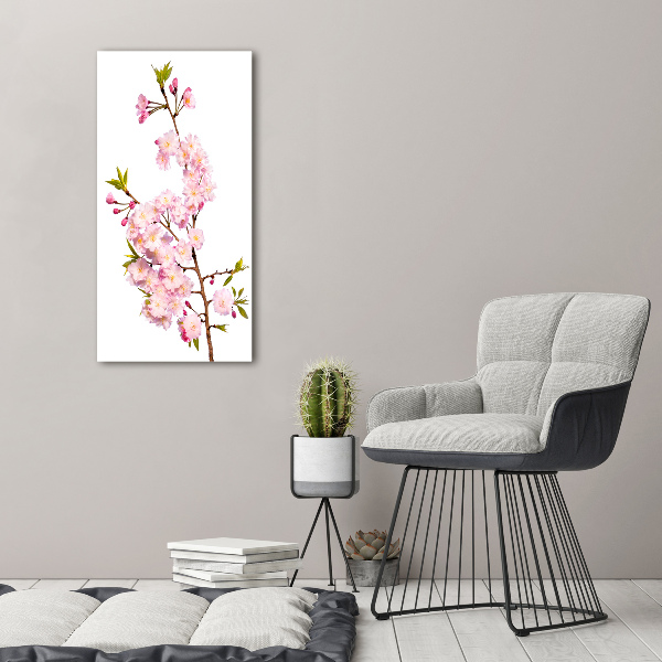Tableau acrylique Fleur de cerisier plante