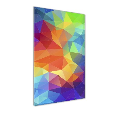 Acrylique tableau Motif abstrait en forme de triangle