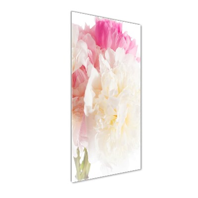 Tableau verre acrylique Pivoine