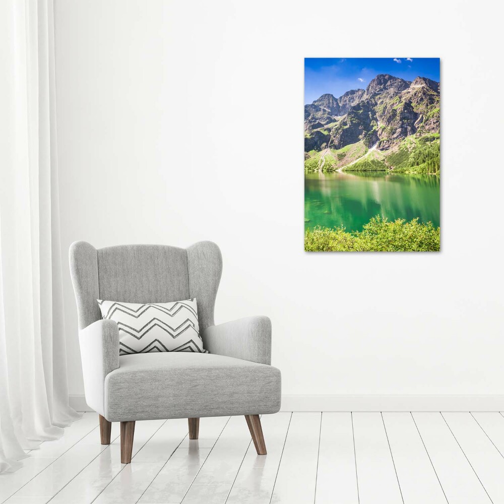 Acrylique tableau Morskie Oko Tatry