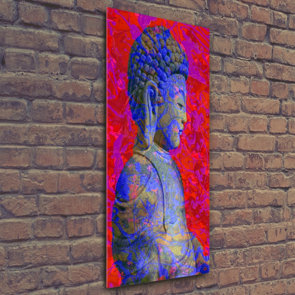 Tableau verre acrylique Abstraction bouddha