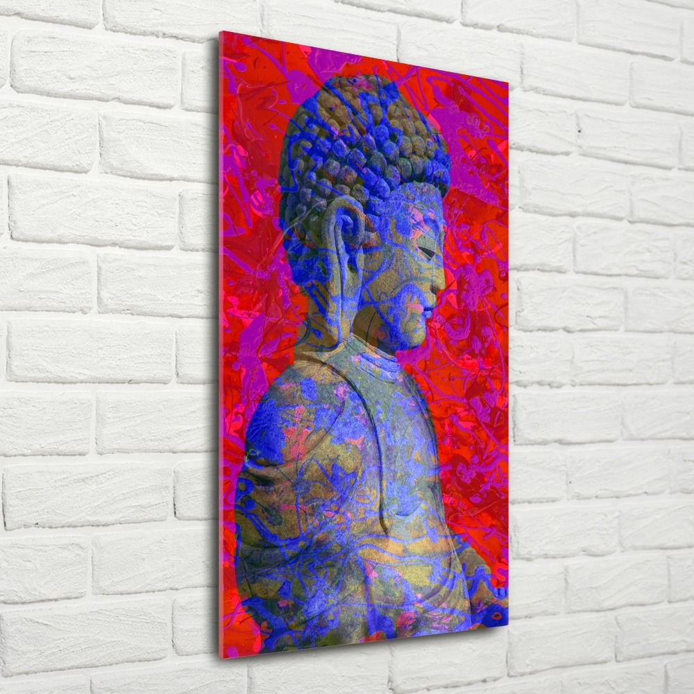 Tableau verre acrylique Abstraction bouddha