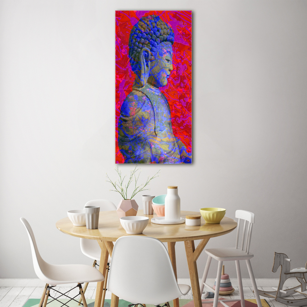 Tableau verre acrylique Abstraction bouddha