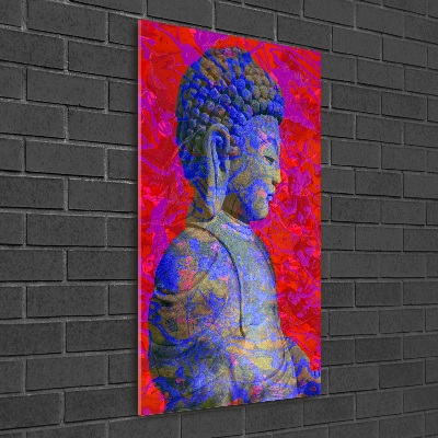 Tableau verre acrylique Abstraction bouddha