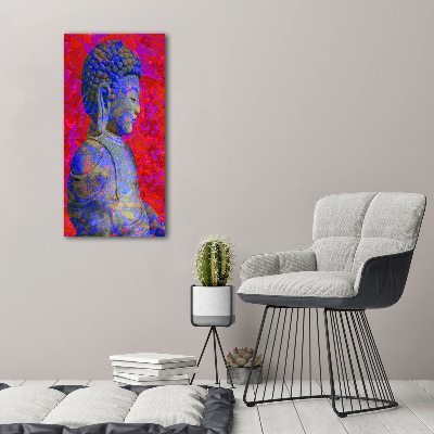 Tableau verre acrylique Abstraction bouddha