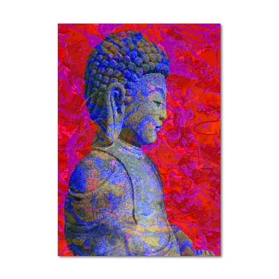 Tableau verre acrylique Abstraction bouddha