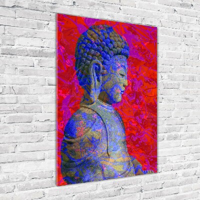 Tableau verre acrylique Abstraction bouddha