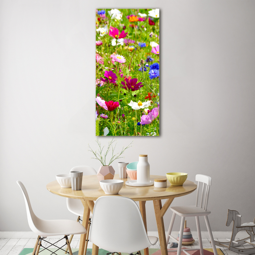 Tableau en acrylique Fleurs des champs