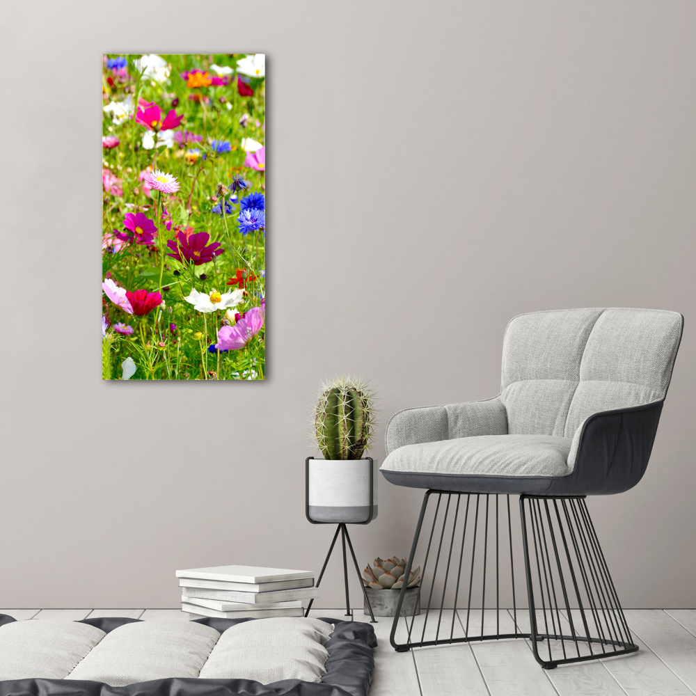 Tableau en acrylique Fleurs des champs