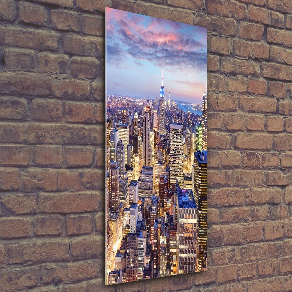Tableau sur verre acrylique New York