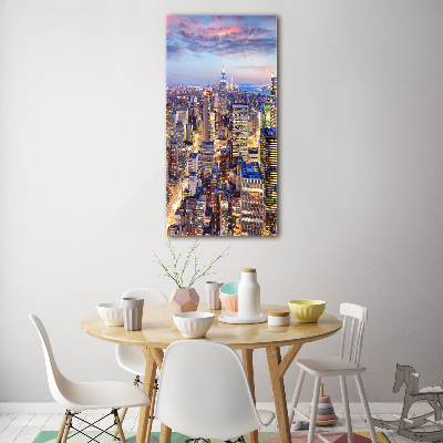 Tableau sur verre acrylique New York