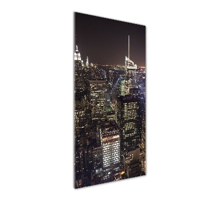 Acrylique tableau New York de nuit