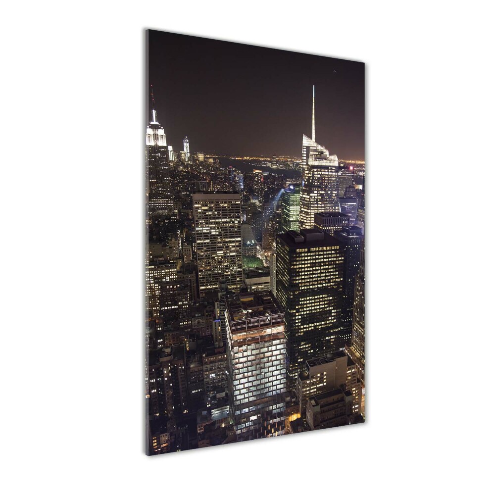 Acrylique tableau New York de nuit