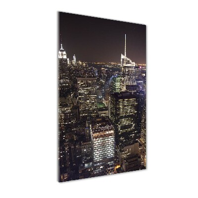 Acrylique tableau New York de nuit