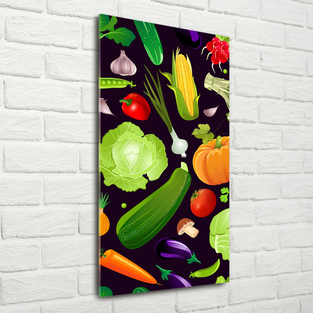 Acrylique tableau Légumes